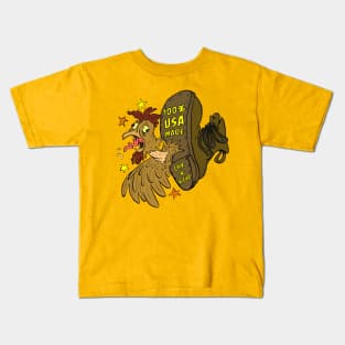 USA Chicken Kicker Kids T-Shirt